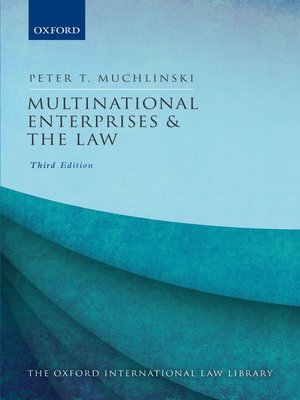 cover image of Multinational Enterprises and the Law